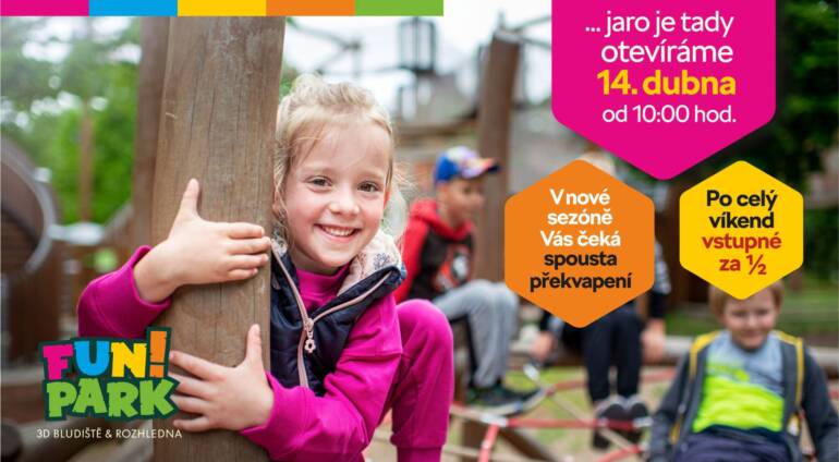 Otevření FUNPARKU, 14. 04. 2023 od 10:00 hod.